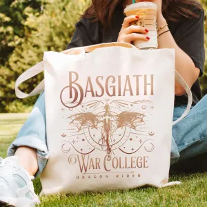 Basgiath War College Tote Bag – Dragon Rider Aesthetic