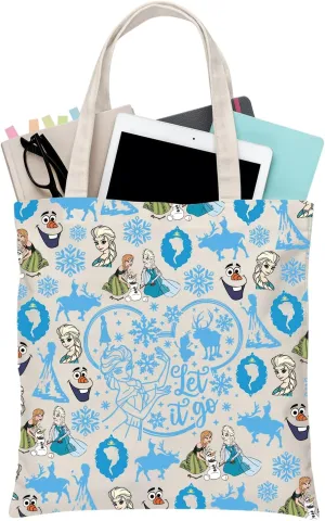 BDPWSS Princess Elsa Tote Bag Elsa Princess &Anne Princess Handbag Magic Kingdom Gift Let It Go Toiletry Bag Movie Lover Gift