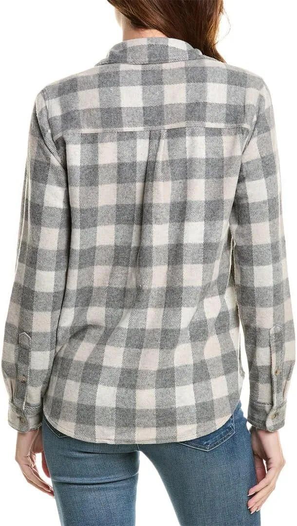 Beachlunchlounge Button Front Shirt Jacket