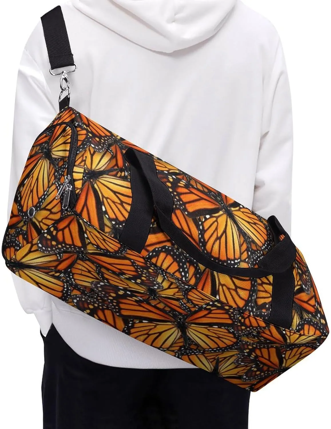 Beautiful Monarch Butterfly A Fitness Bag with Large Storage Space Is Suitable for Portable Outdoor Use