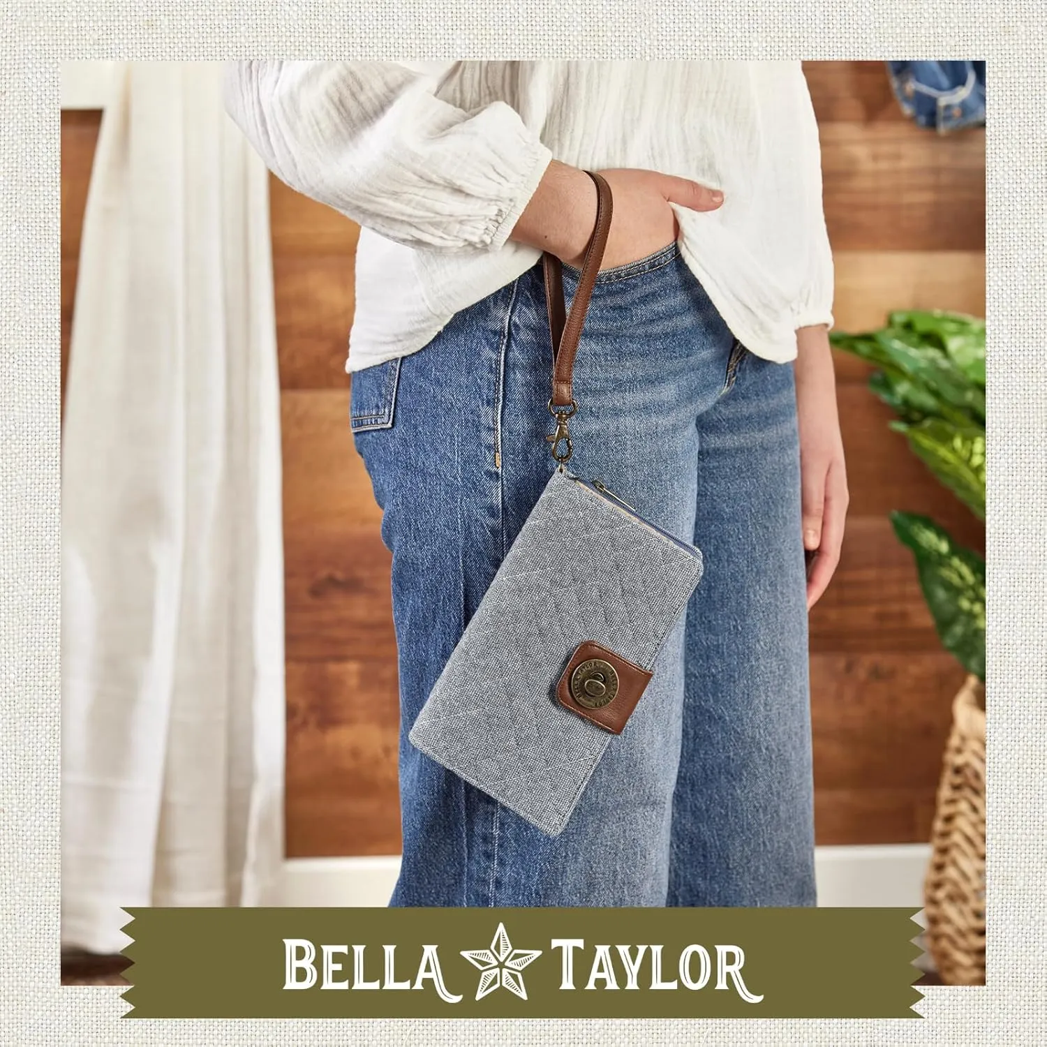 Bella Taylor Cash System Wallet for Envelope Budgeting - RFID Protected - Cash Stuffing Wallet with Detachable Wristlet