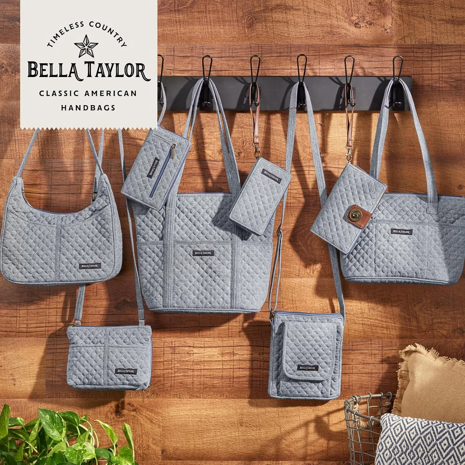 Bella Taylor Cash System Wallet for Envelope Budgeting - RFID Protected - Cash Stuffing Wallet with Detachable Wristlet