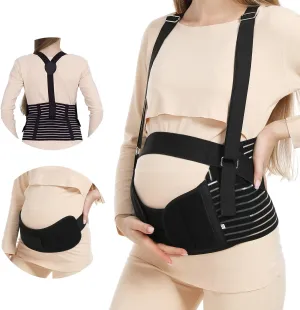 Belly Bands For Pregnant Women - Maternity Belt Pregnancy Support - Breathable Abdominal Binder, Back Support, Multiple Sizes And Colors For All Stages Of Pregnancy & Postpartum