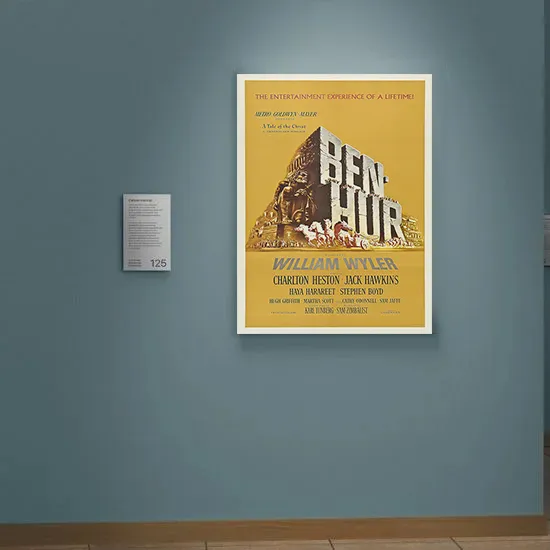 Ben-Hur Canvas Print | Film-inspired Design | Charlton Heston Art Piece