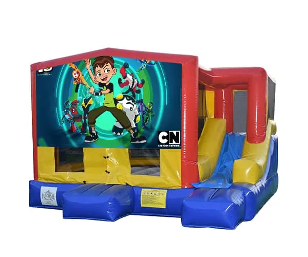 Ben10 Small External Slide Jumping Castle