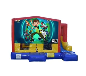 Ben10 Small External Slide Jumping Castle