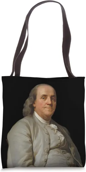 Benjamin Franklin Portrait Tote Bag