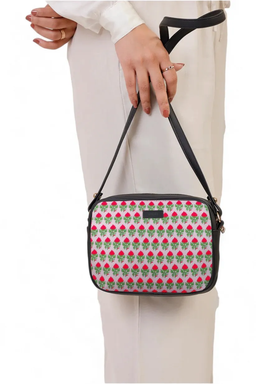Berry Print Cross body bag