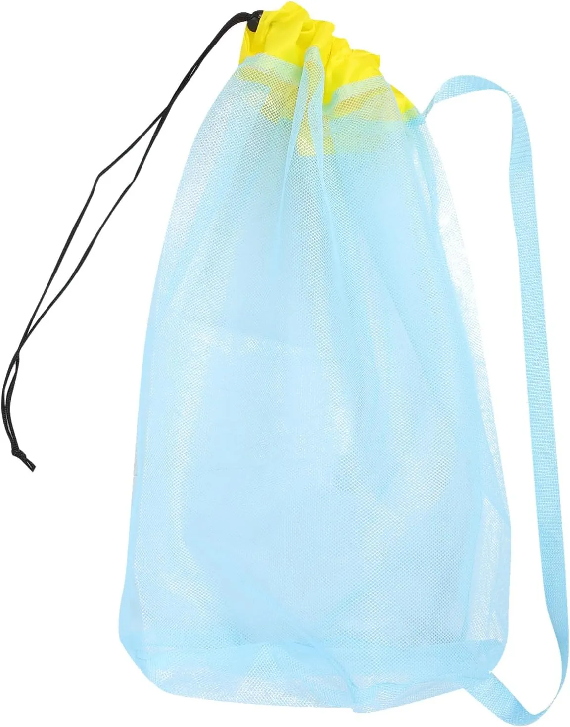BESTYASH Pcs Drawstring Mesh Bag for Boys and Girls Beach Toys Storage Sand Shovel Rake Beach Necessities Camping Hiking Toy Bag