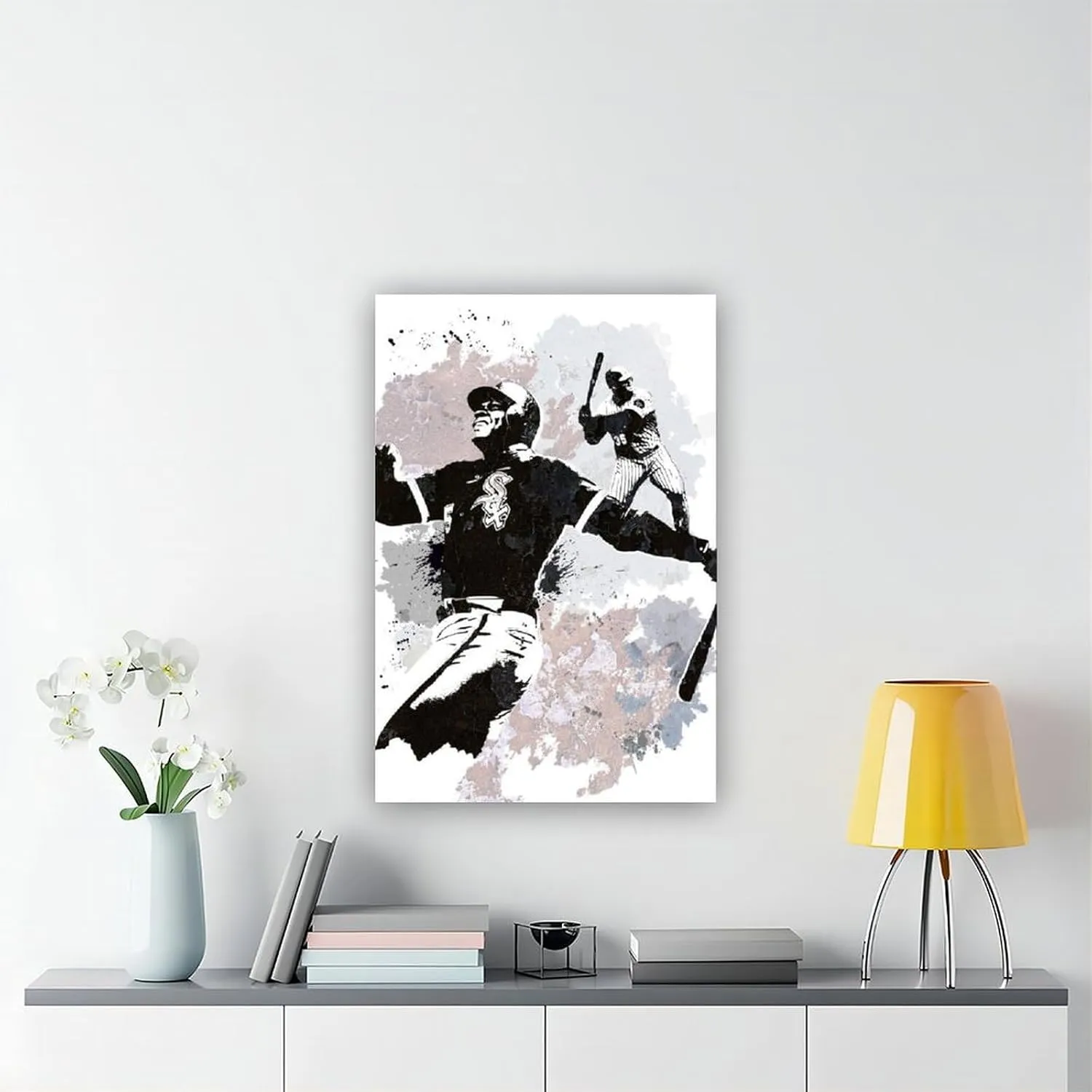 BIVVI Frank Thomas Canvas Poster Wall Art Decor Print Picture Paintings for Living Room Bedroom Decoration Unframe: 12x18inch(30x45cm)