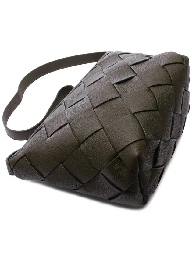 Bottega Veneta Diago Hobo Shoulder Bag Tauri Khaki