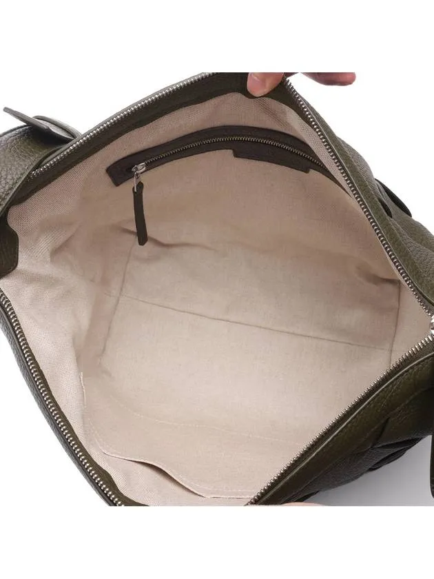 Bottega Veneta Diago Hobo Shoulder Bag Tauri Khaki
