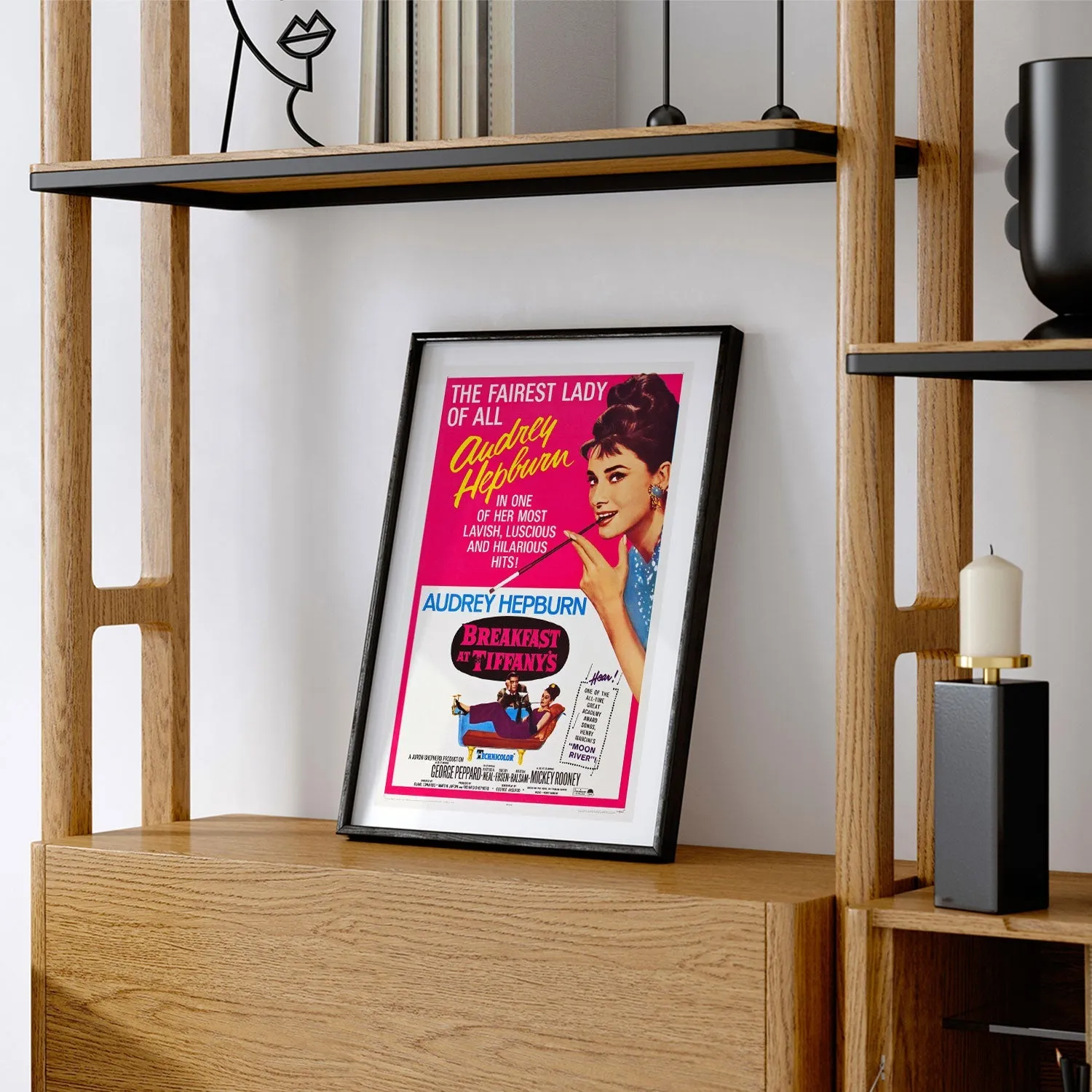 Breakfast at Tiffany Audrey Hepburn II Movie Poster Art