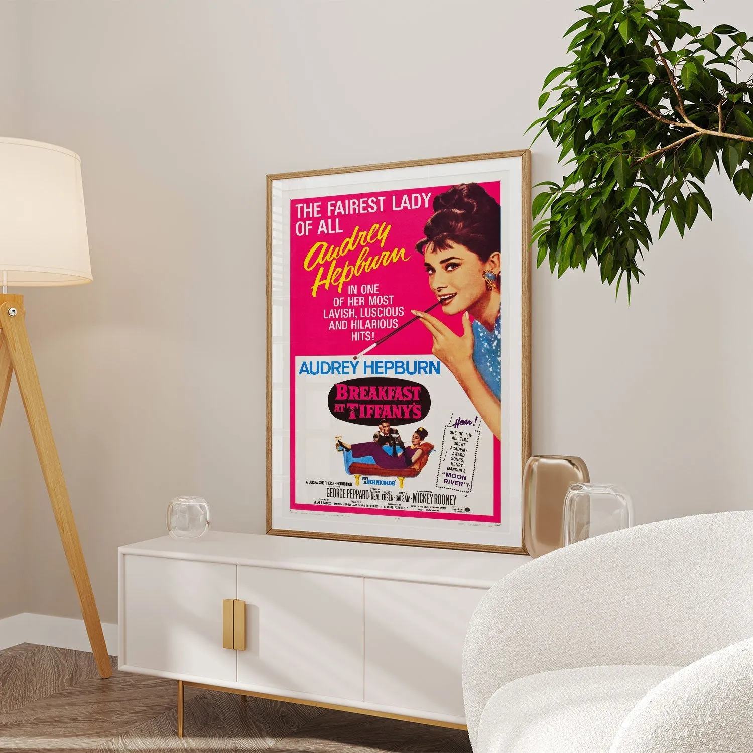 Breakfast at Tiffany Audrey Hepburn II Movie Poster Art