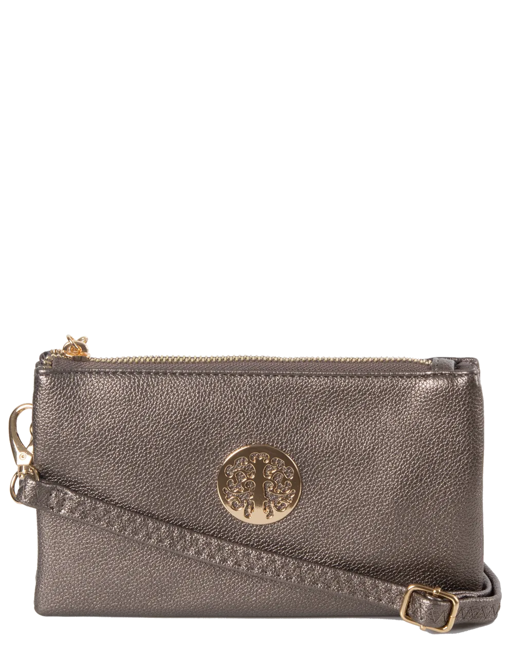 Bronze Clutch Bag | Toni