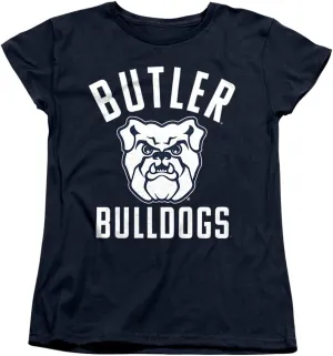 Butler University Official One Color Bulldogs Logo Women's T Shirt