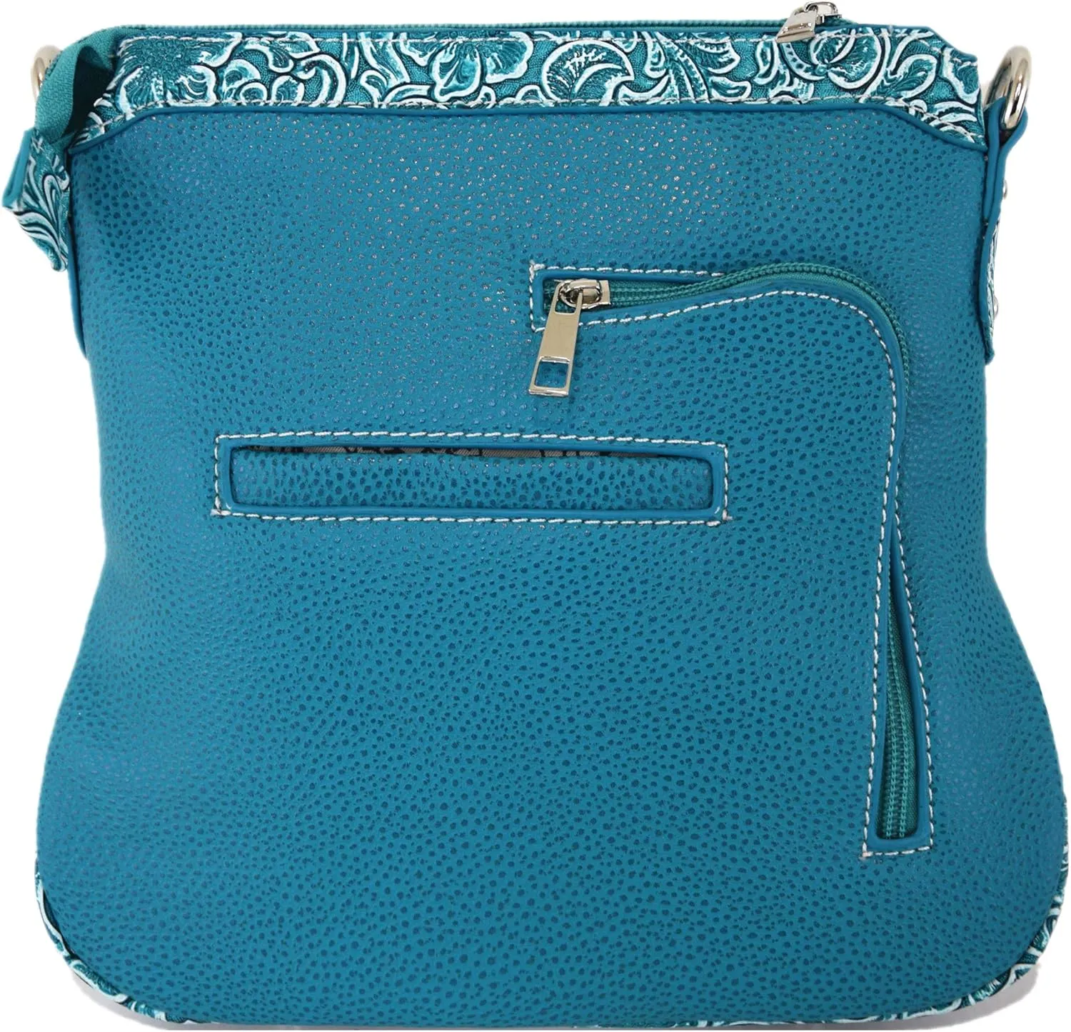 Butterfly Flower Springtime Purse Women Clutch Western CCW Rhinestone Crossbody Handbags With Mini Wallet