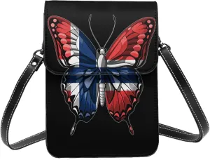 Butterfly Norway Norse Norwegians Flag Small Crossbody Bag Is A Shoulder Bag Designed For Women And Girls Cell Phone Crossbody Wallet Purses With Card Slots Adjustable Strap