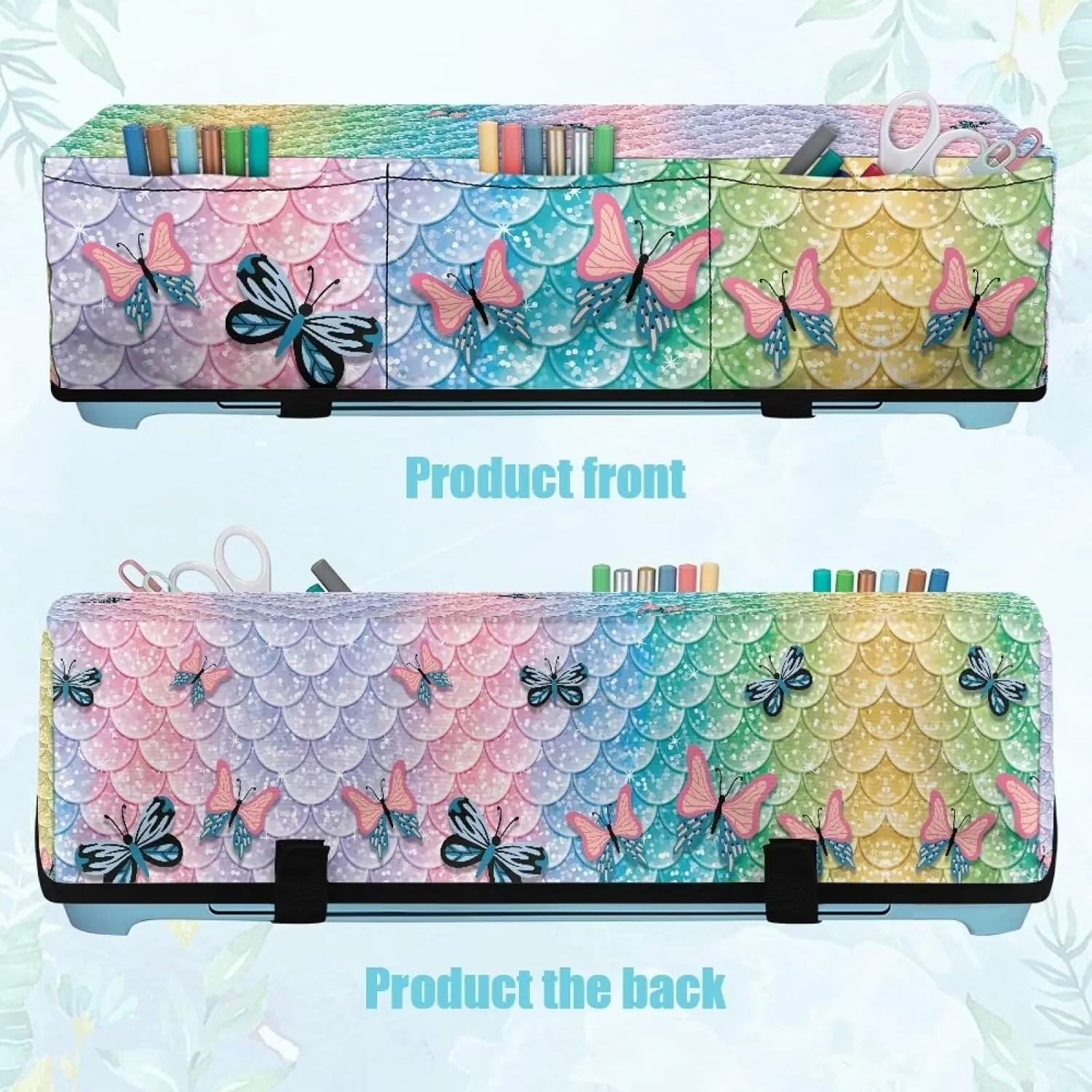 Butterfly Scale Carrying Case Cover Dust Cover Waterproof Organization and Storage Bags Lightweight Carrying Bag Compatible with Most DIY Cutting Machine