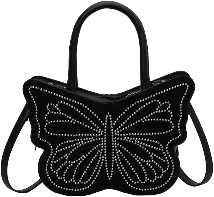 Butterfly Tote Bag Butterfly Purses for Women Y2k Purse Crossbody Bags for Women
