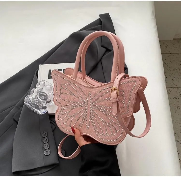Butterfly Tote Bag Butterfly Purses for Women Y2k Purse Crossbody Bags for Women