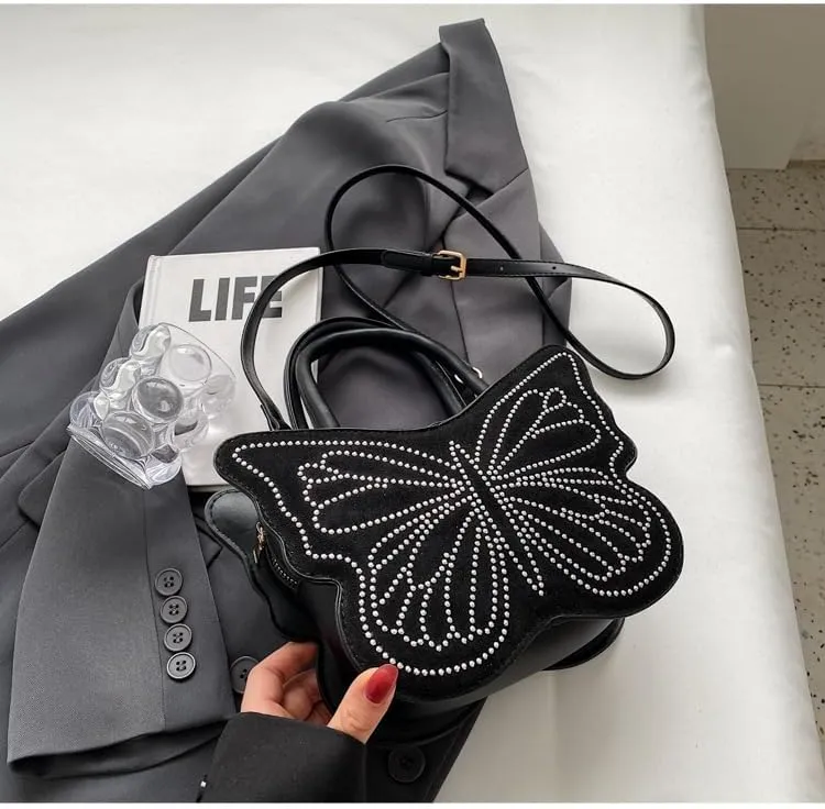 Butterfly Tote Bag Butterfly Purses for Women Y2k Purse Crossbody Bags for Women