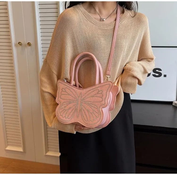 Butterfly Tote Bag Butterfly Purses for Women Y2k Purse Crossbody Bags for Women