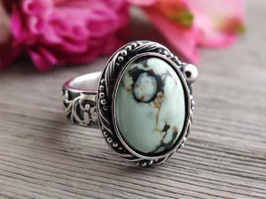 Butterfly Wing Variscite Ring or Pendant (Choose Your Size)
