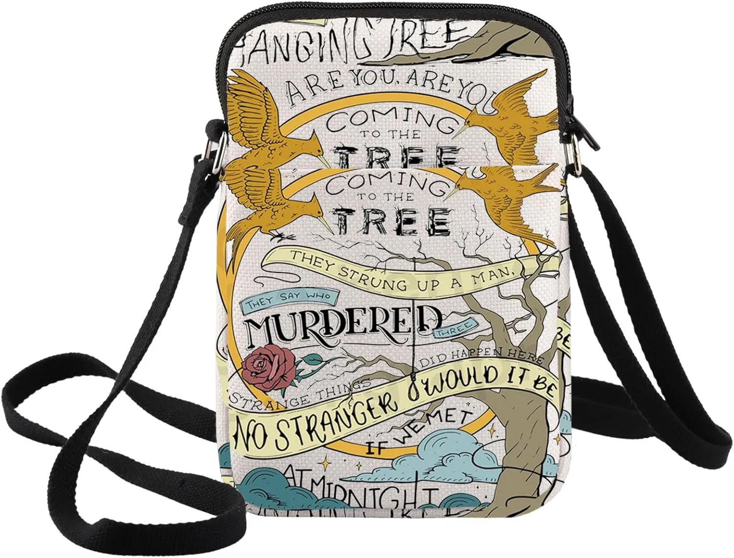 BWWKTOP Jennifer Movie Crossbody Purse Movie Inspired Gifts Music Lover Canvas Shoulder Bag Jennifer Merch