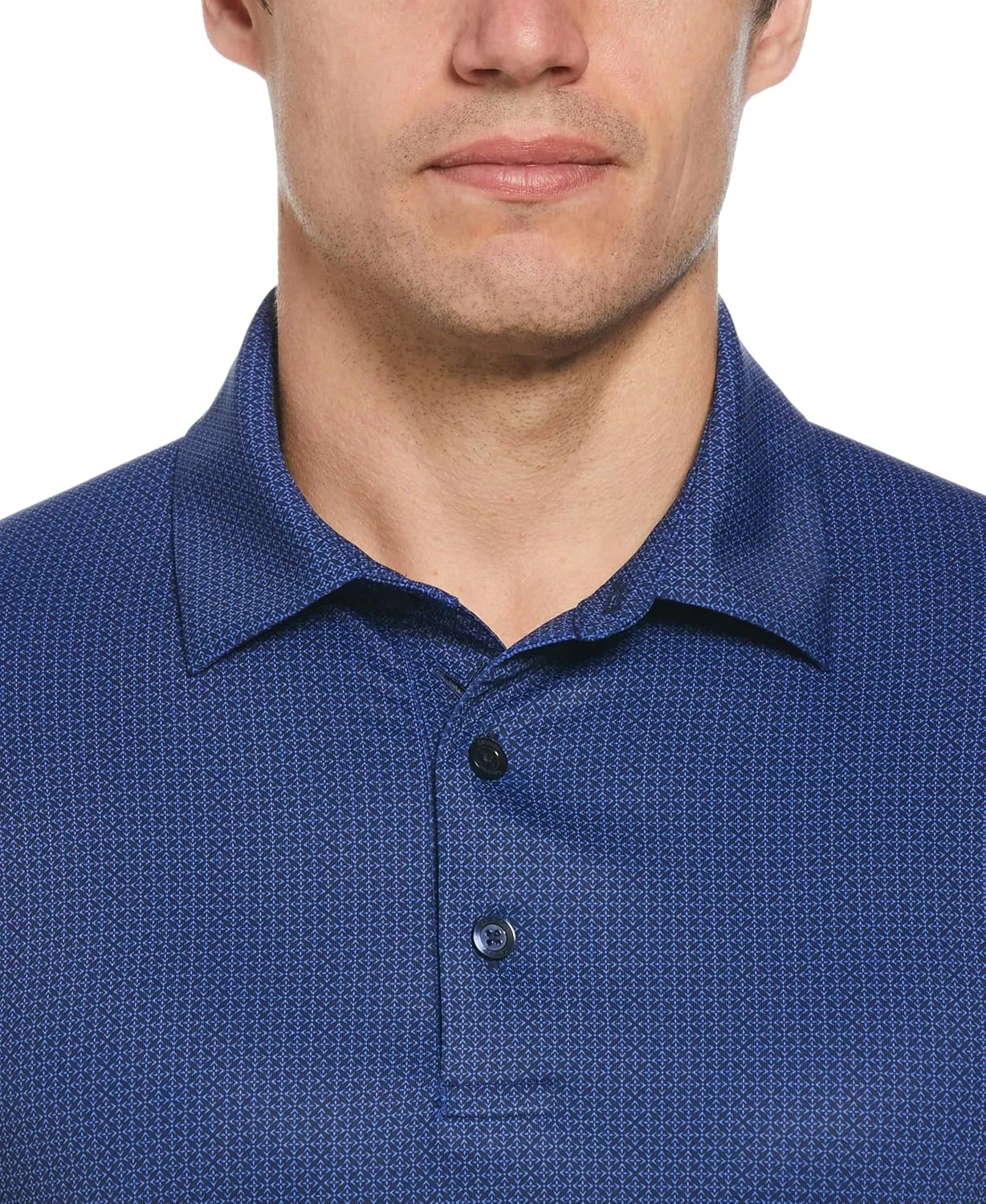 Callaway Men's Chevron Foulard Print Golf Polo, Stretch Seams, Sun Protection (Available in Big & Tall)