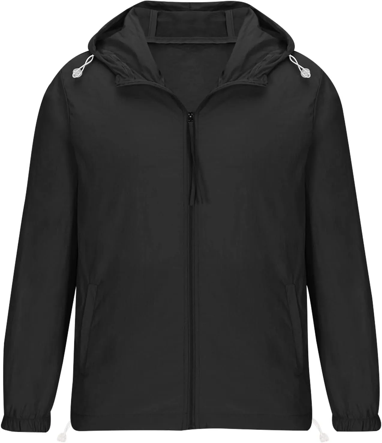 Cambkatl Mens Full Zip UPF 50  UV Sun Protection Hoodie Jacket Long Sleeve Lightweight Fishing Hiking Outdoor Cooling Shirts