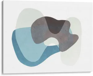 Canvas Lab Canvas Wall Art Decor Homage to Eames III by the Artist Rob Delamater – Size: 48 x 36 in - Art subject: Abstract