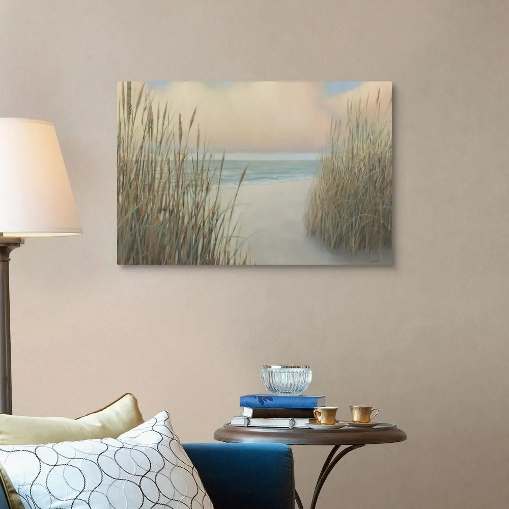 CANVAS ON DEMAND Beach Trail I Canvas Wall Art Print by James Wiens, Coastal, Contemporary, Home Decor, Ocean Artwork, 36" x24in