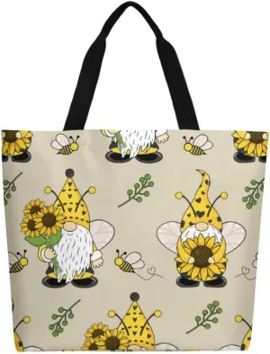 Canvas Tote Bag Large Women Casual Shoulder Bag Handbag Reusable Beach Shopping Grocery Bag For Outdoors