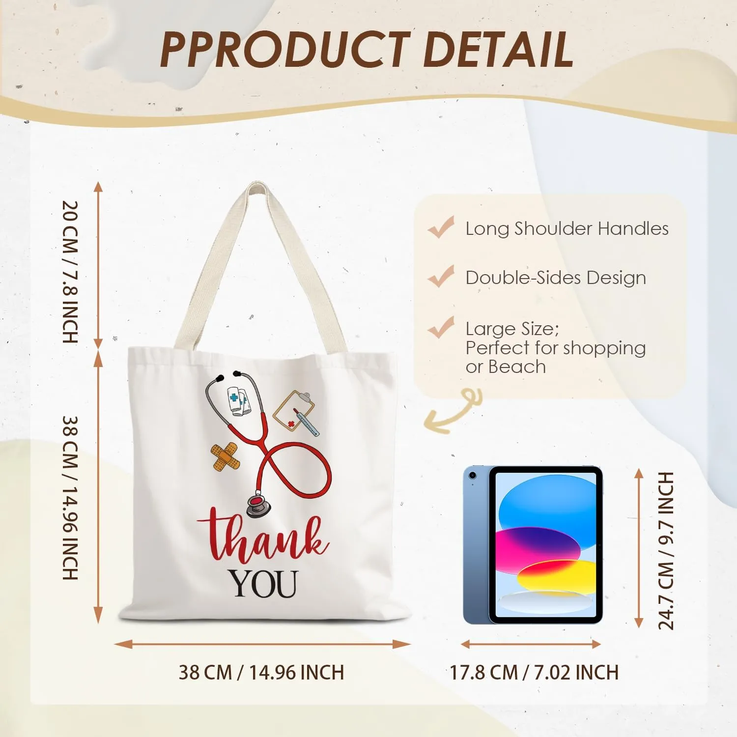 Canvas Tote Bags for Women, Cousin Gifts Shopping Bags