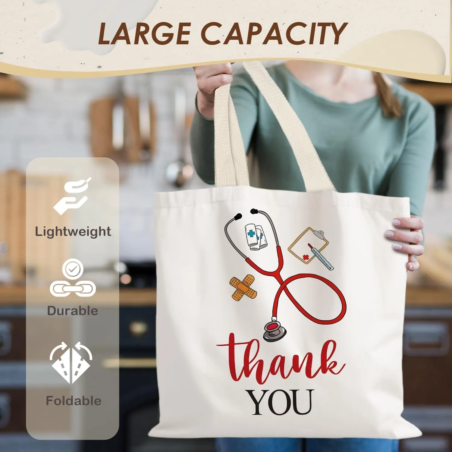 Canvas Tote Bags for Women, Cousin Gifts Shopping Bags