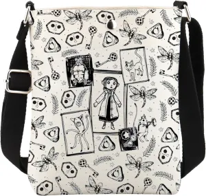Cartoon Movie Crossbody Bag Horror Movie Lover Gift Fantasy Cartoon Movie Carry-on Bag
