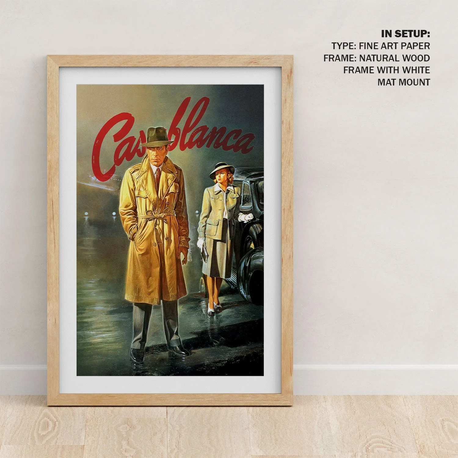Casablanca (1943) Movie Poster Art