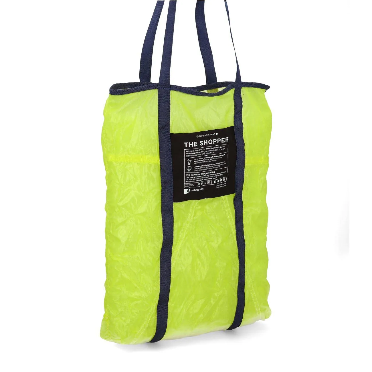 Cassy Shopper Tote-Neon