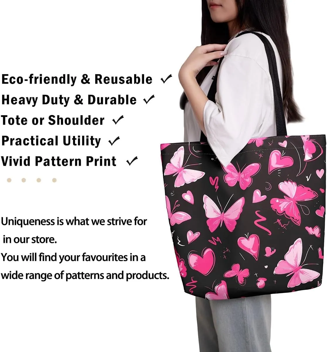Castle Fairy Girls Women Canvas Tote Bag