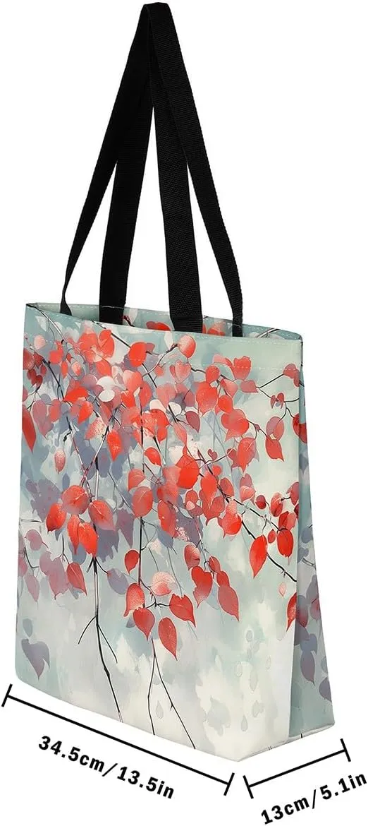 Castle Fairy Women's Canvas Tote Bag for Beach Travel Shopping