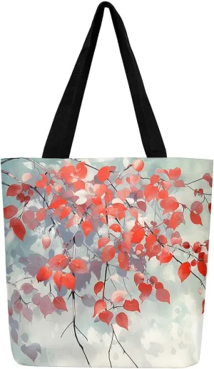 Castle Fairy Women's Canvas Tote Bag for Beach Travel Shopping
