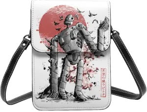 Castle In The Sky Wallet Phone Woman'S Fashion Purse Adjustable Handba Crossbody Bags