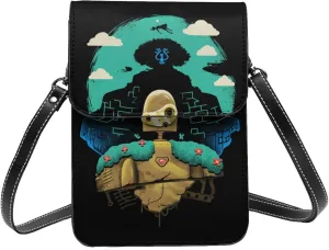 Castle In The Sky Wallet Phone Womens Fashion Purse Adjustable Handba Crossbody Bags
