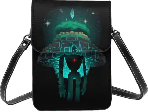 Castle In The Sky Wallet Phone Womens Fashion Purse Adjustable Handba Crossbody Bags