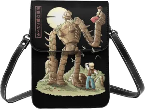 Castle In The Sky Wallet Phone Women'S Fashion Purse Adjustable Handba Crossbody Bags