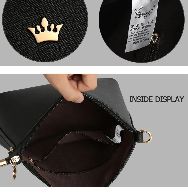 Casual Small Imperial Crown Candy Color Handbags