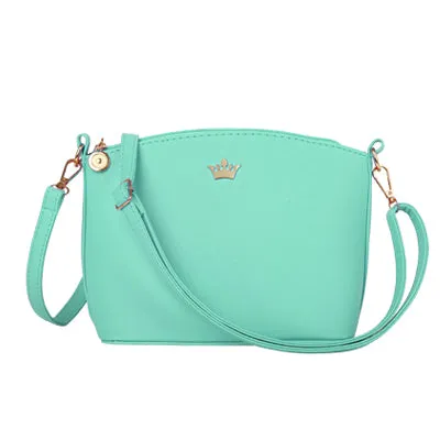 Casual Small Imperial Crown Candy Color Handbags