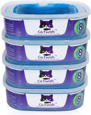 Cat Litter Refill Bags Compatible with Litter Genie and Pet Genie Pail, 4 Pack