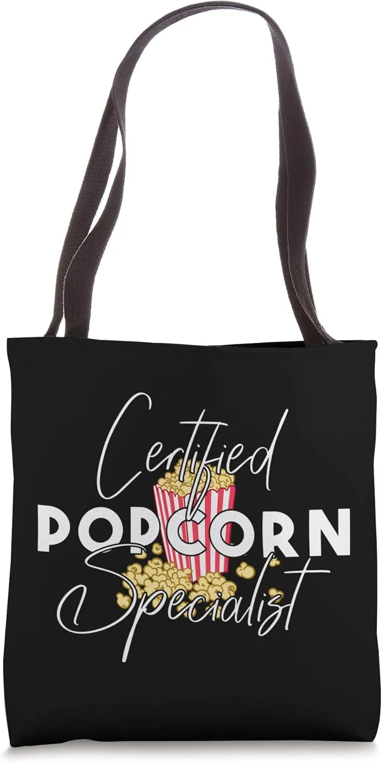 Certified Popcorn Specialist Tote Bag
